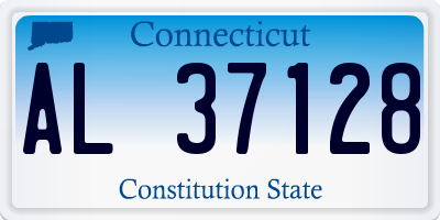 CT license plate AL37128