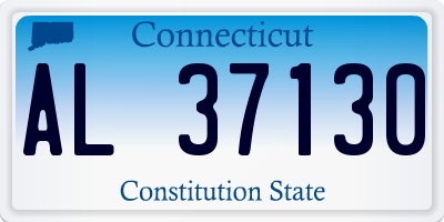 CT license plate AL37130