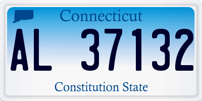CT license plate AL37132