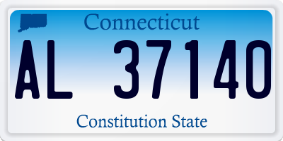 CT license plate AL37140