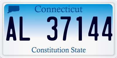 CT license plate AL37144