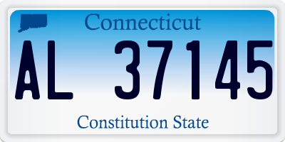CT license plate AL37145