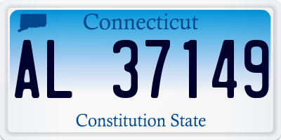 CT license plate AL37149