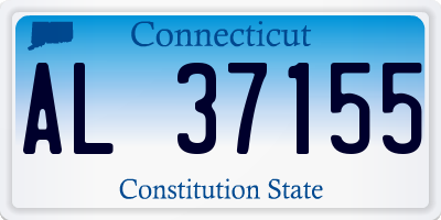 CT license plate AL37155