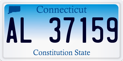 CT license plate AL37159
