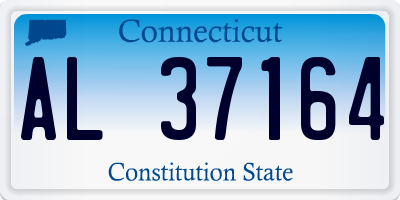 CT license plate AL37164