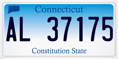 CT license plate AL37175