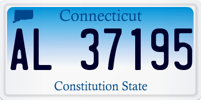 CT license plate AL37195
