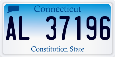 CT license plate AL37196