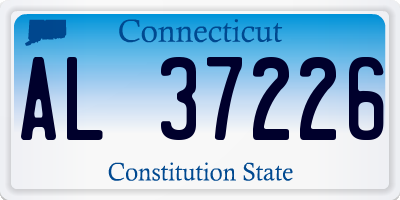 CT license plate AL37226