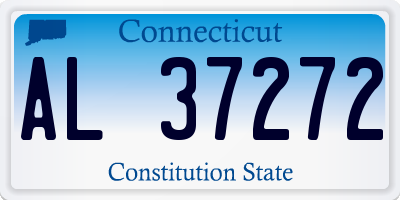 CT license plate AL37272