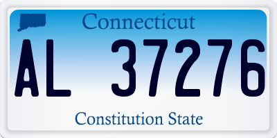 CT license plate AL37276