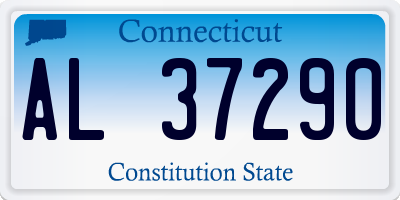CT license plate AL37290