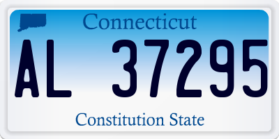 CT license plate AL37295