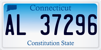 CT license plate AL37296