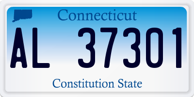 CT license plate AL37301