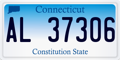 CT license plate AL37306