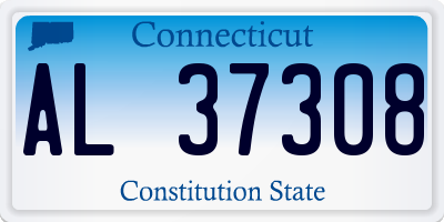 CT license plate AL37308