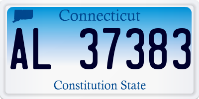 CT license plate AL37383