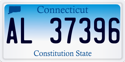 CT license plate AL37396