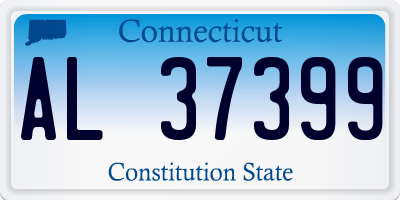 CT license plate AL37399