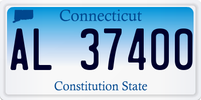 CT license plate AL37400