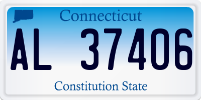 CT license plate AL37406