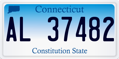 CT license plate AL37482