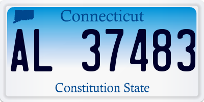 CT license plate AL37483