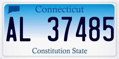 CT license plate AL37485