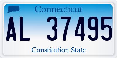 CT license plate AL37495