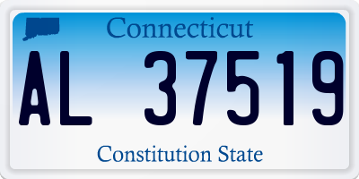 CT license plate AL37519