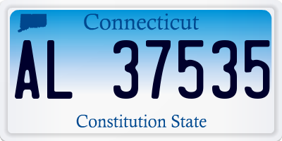CT license plate AL37535