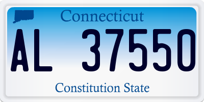 CT license plate AL37550
