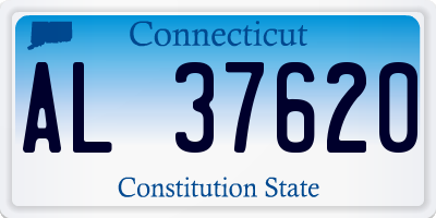 CT license plate AL37620