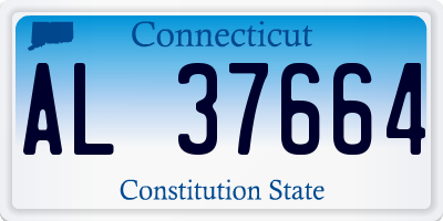 CT license plate AL37664