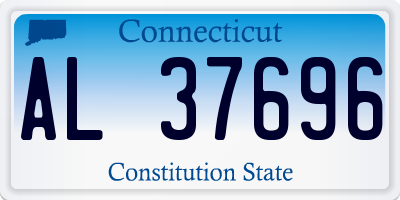 CT license plate AL37696