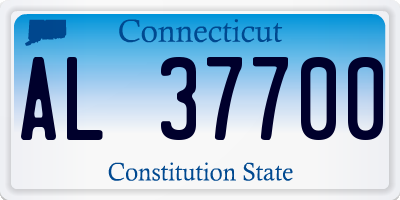 CT license plate AL37700