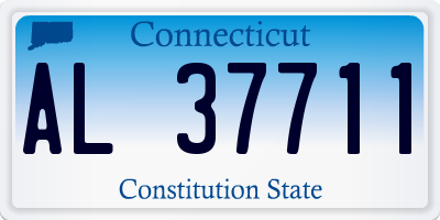 CT license plate AL37711