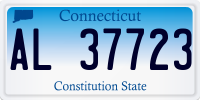 CT license plate AL37723