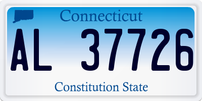CT license plate AL37726