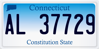 CT license plate AL37729