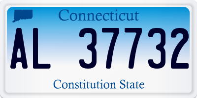 CT license plate AL37732