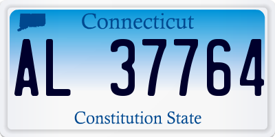 CT license plate AL37764