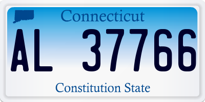 CT license plate AL37766