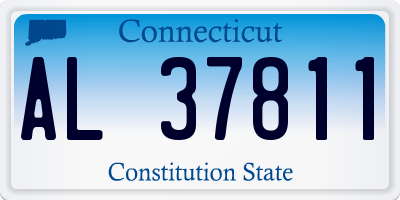 CT license plate AL37811