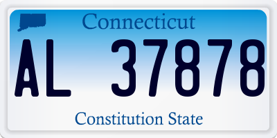CT license plate AL37878