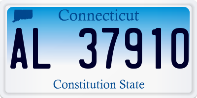 CT license plate AL37910