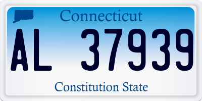 CT license plate AL37939