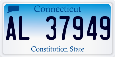 CT license plate AL37949